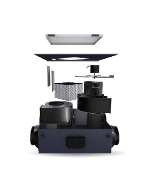 Energy Recovery Ventilator System Series ERV-100 HF